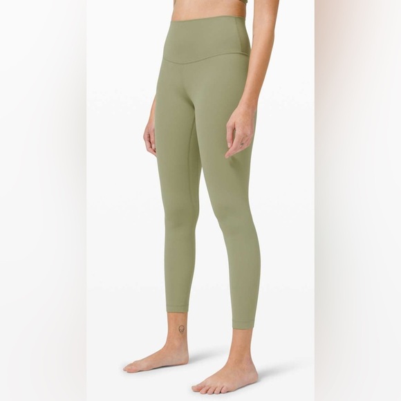 Lululemon Align leggings Pant 25" Rosemary Green sage high waisted workout - Picture 1 of 9